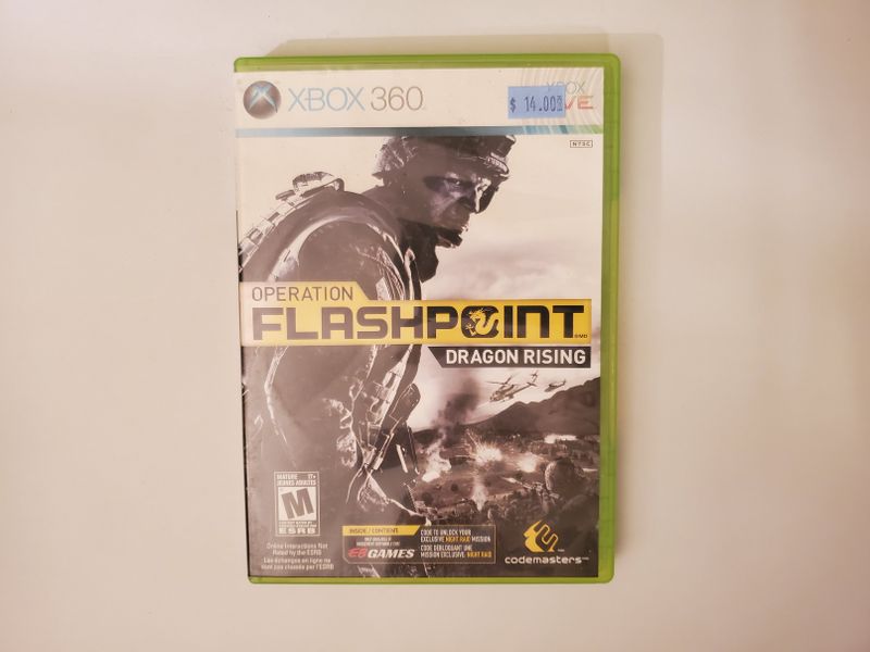 Microsoft Xbox 360 Operation Flashpoint Dragon Rising video game