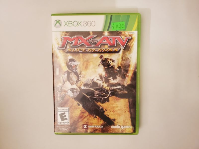Microsoft Xbox 360 MX vs ATV Supercross video game