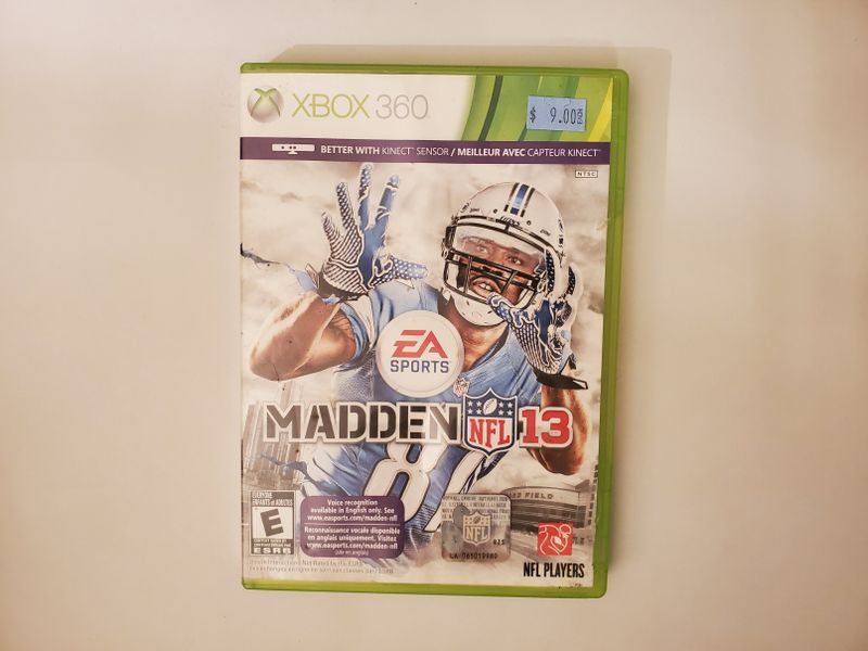 Microsoft Xbox 360 Madden 13 video game