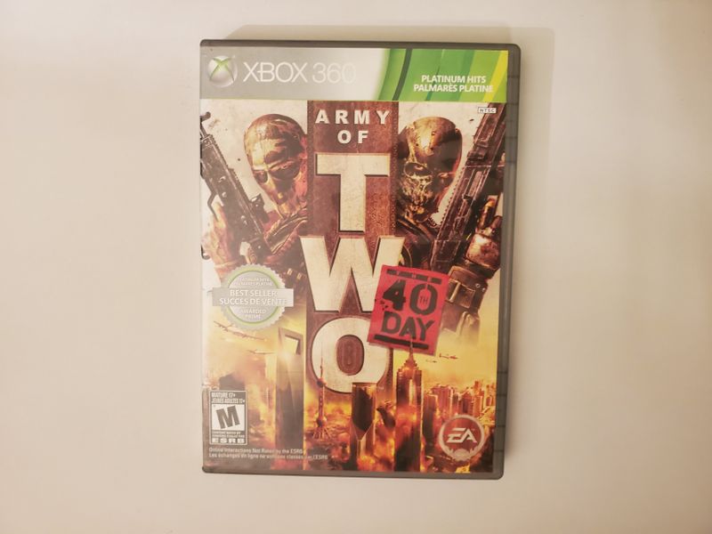Microsoft Xbox 360 Army of Two: The 40th Day - Platinum Hits video game