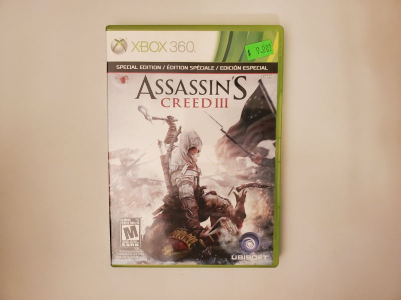 Microsoft Xbox 360 Assassin's Creed III Special Edition video game