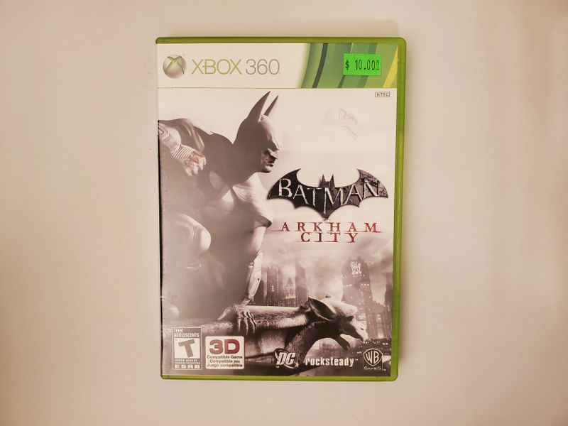 Microsoft Xbox 360 Batman Arkham City video game