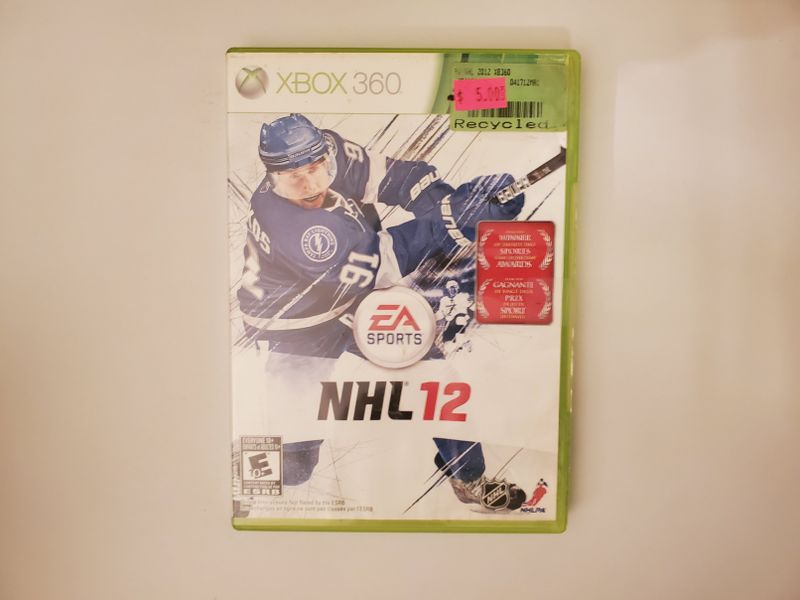 Microsoft Xbox 360 NHL 12 video game