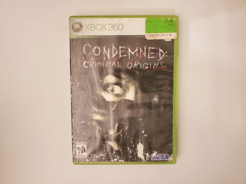 Microsoft Xbox 360 Condemned Criminal Origins video game