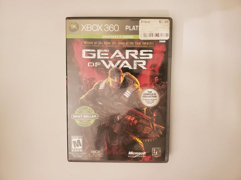 Microsoft Xbox 360 Gears of War Platinum Hits video game