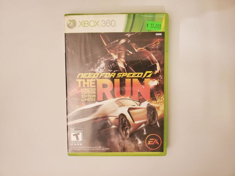 Microsoft Xbox 360 Need for Speed The Run Limited Edition video game