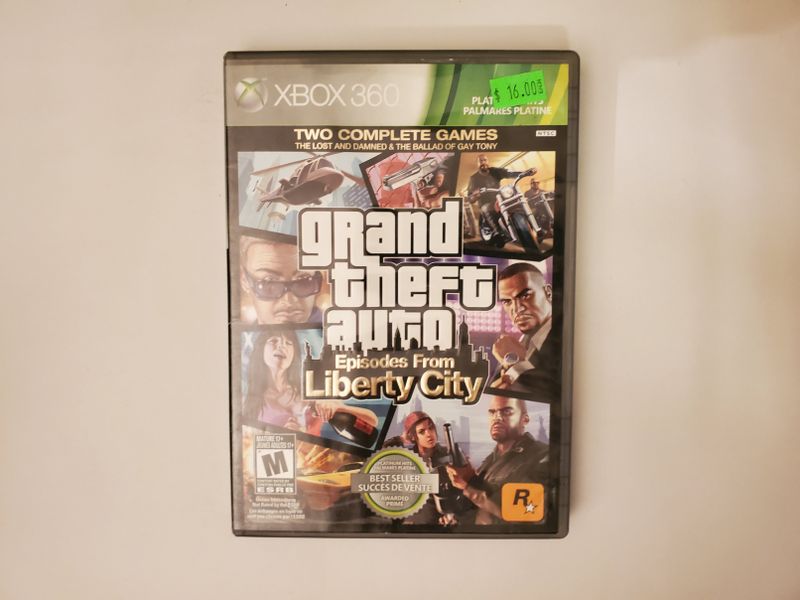 Microsoft Xbox 360 Grand Theft Auto: Episodes From Liberty City (Includes: The Lost and Damned & The Ballad of Gay Tony) video game
