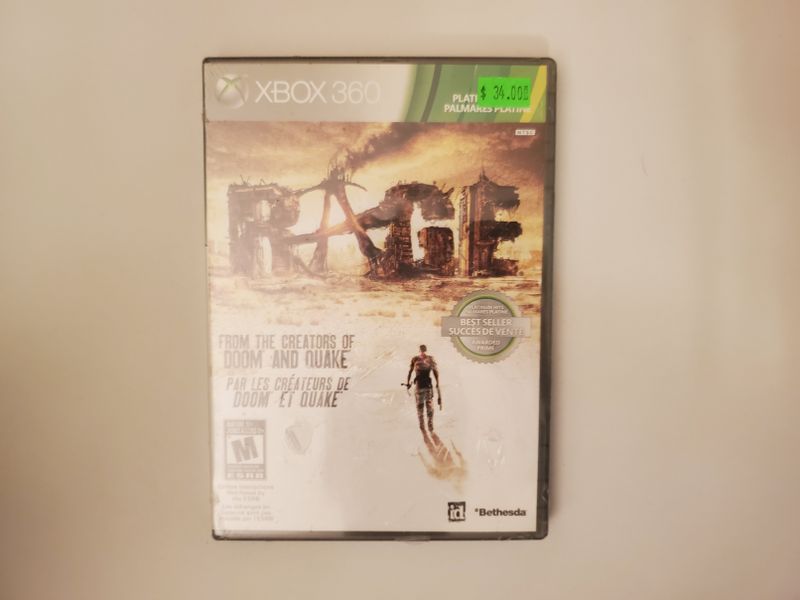 Microsoft Xbox 360 Rage (Platinum Hits / Best Seller) video game