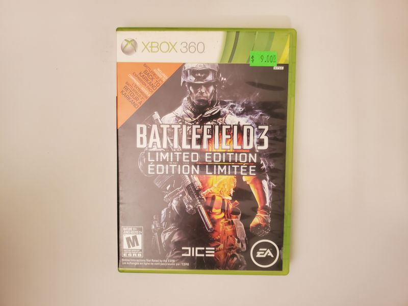 Microsoft Xbox 360 Battlefield 3 Limited Edition video game