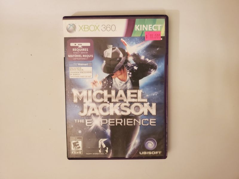 Microsoft Xbox 360 Michael Jackson: The Experience video game