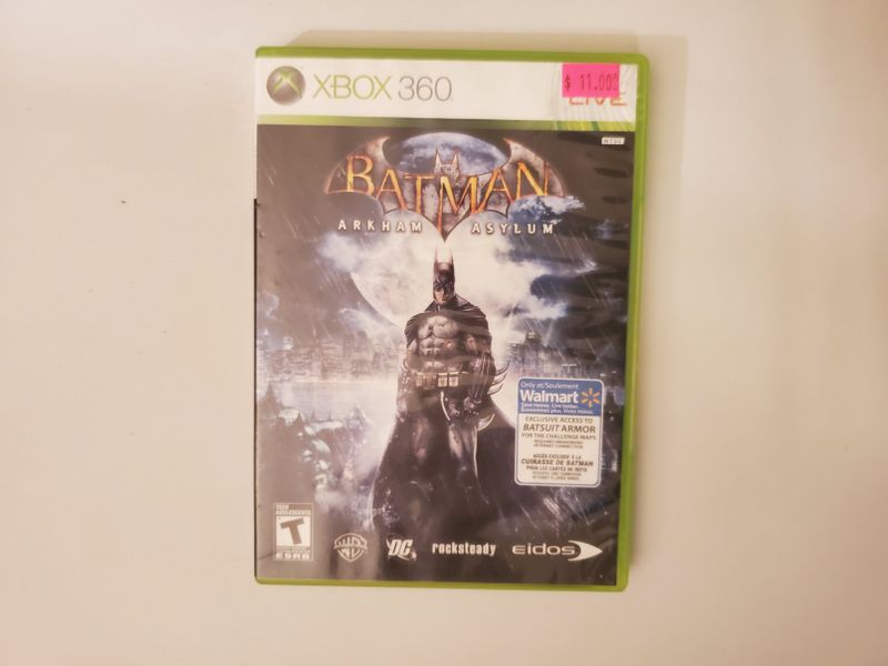Microsoft Xbox 360 Batman: Arkham Asylum video game