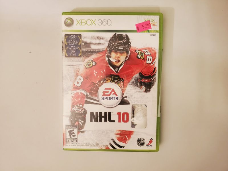 Microsoft Xbox 360 NHL 10 video game