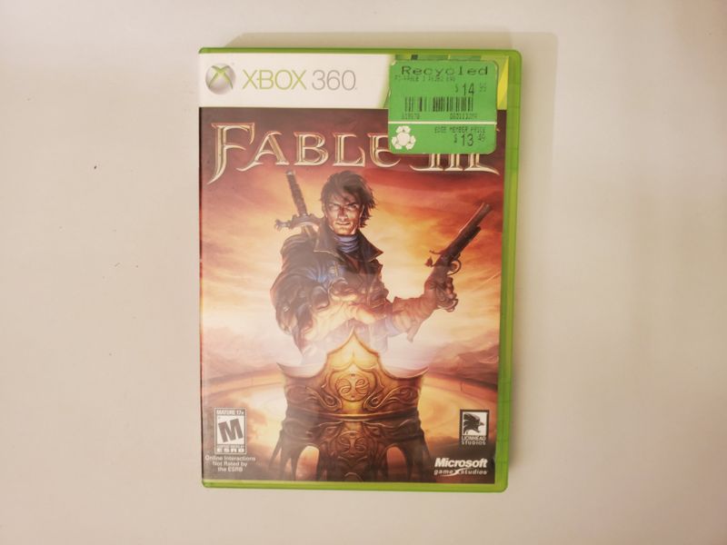 Microsoft Xbox 360 Fable III video game