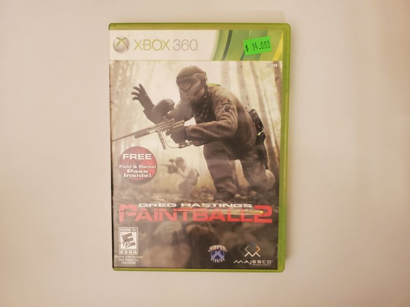 Microsoft Xbox 360 Greg Hastings Paintball 2 video game
