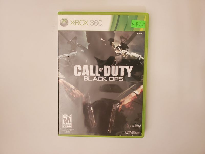 Microsoft Xbox 360 Call of Duty Black Ops video game