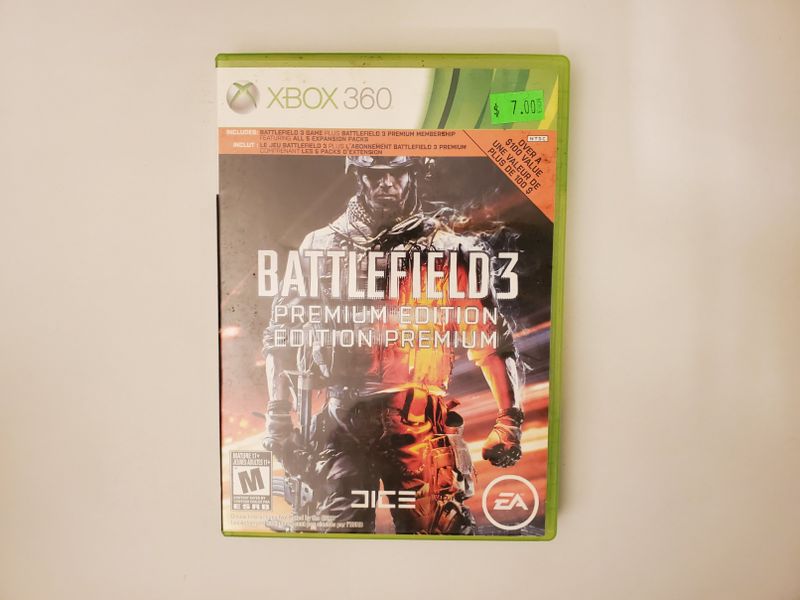 Microsoft Xbox 360 Battlefield 3 Premium Edition video game