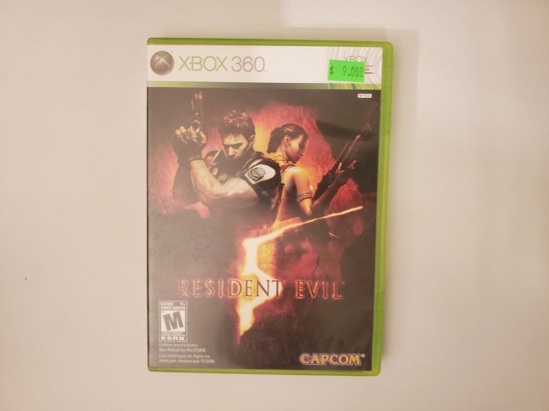 Microsoft Xbox 360 Resident Evil 5 video game