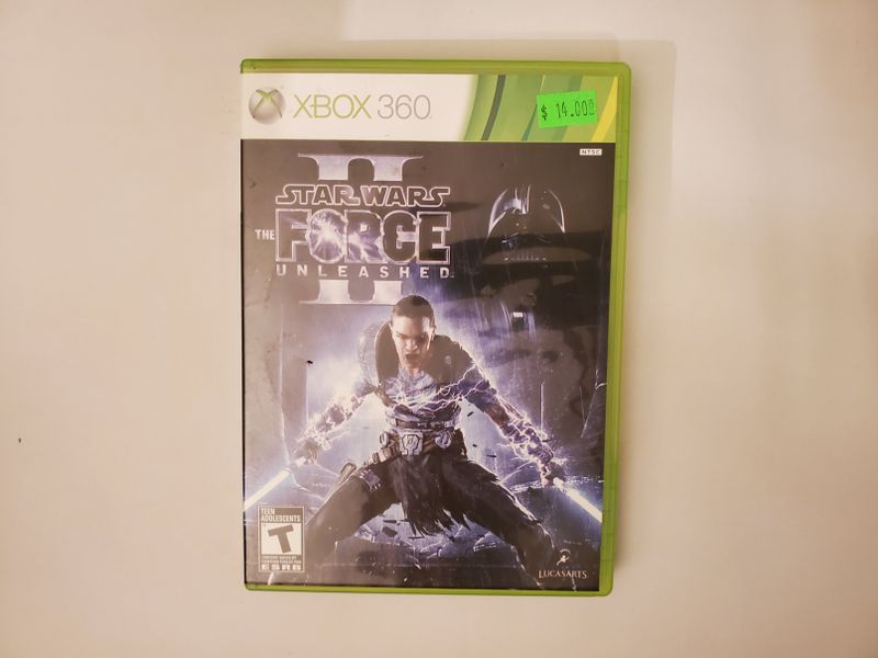 Microsoft Xbox 360 Star Wars II The Force Unleashed video game