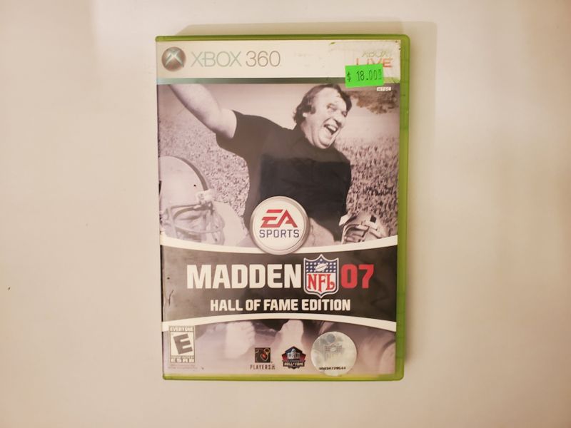 Microsoft Xbox 360 Madden 07 Hall of Fame Edition video game
