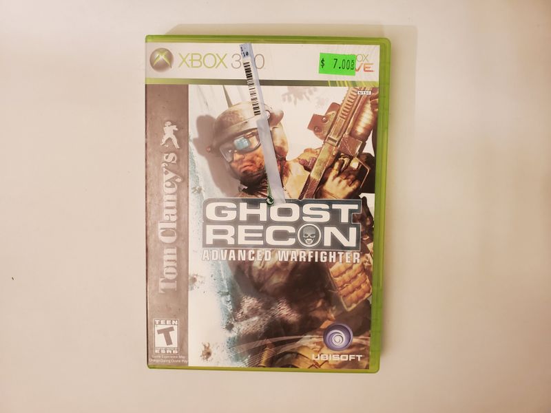 Microsoft Xbox 360 Tom Clancy's Ghost Recon Advanced Warfighter video game