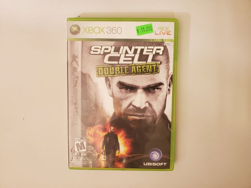 Microsoft Xbox 360 Splinter Cell Double Agent video game