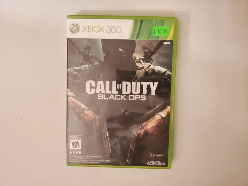 Microsoft Xbox 360 Call of Duty Black Ops video game