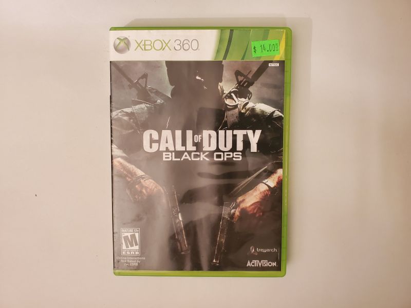 Microsoft Xbox 360 Call of Duty Black Ops video game