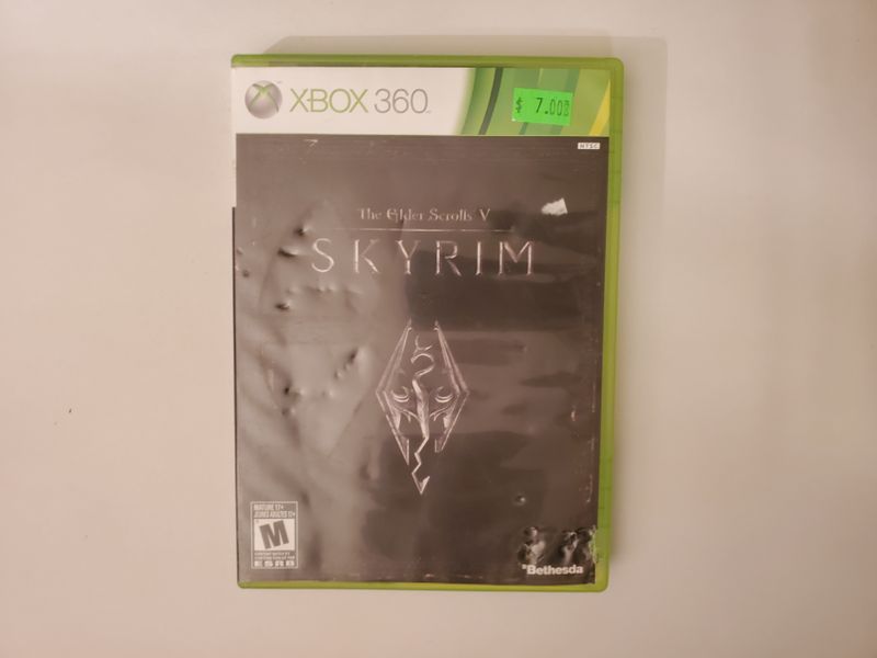 Microsoft Xbox 360 Skyrim The Elder Scrolls V video game