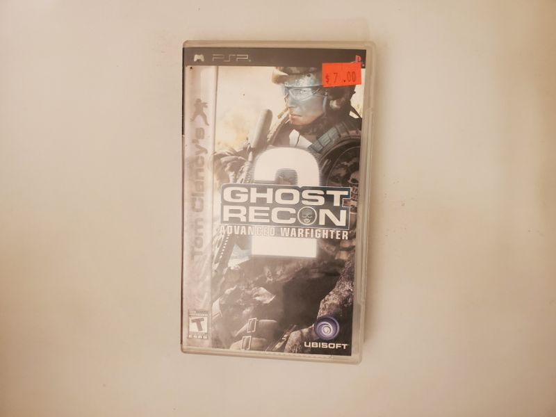 Sony PSP Tom Clancy's Ghost Recon Advanced Warfighter 2 video game