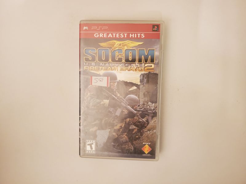 Sony PSP SOCOM U.S. Navy SEALs Fireteam Bravo 2 Greatest Hits video game