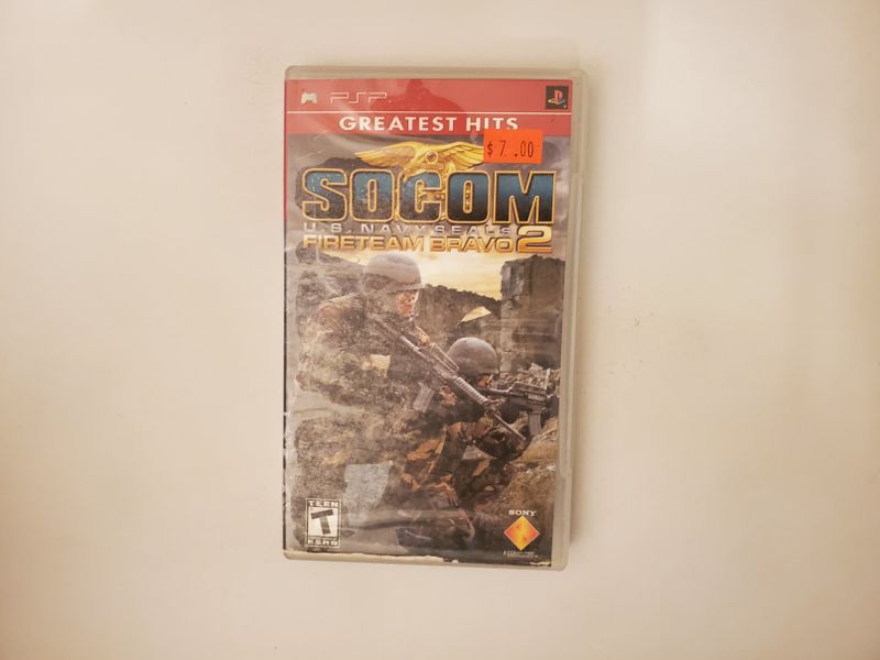 Sony PSP SOCOM U.S. Navy SEALs Fireteam Bravo 2 Greatest Hits video game