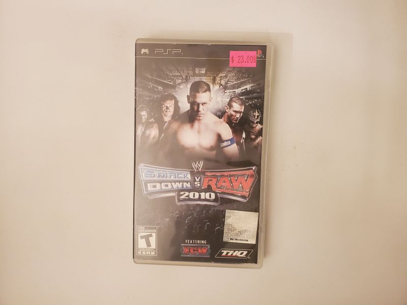 Sony PSP WWE SmackDown vs. Raw 2010 video game