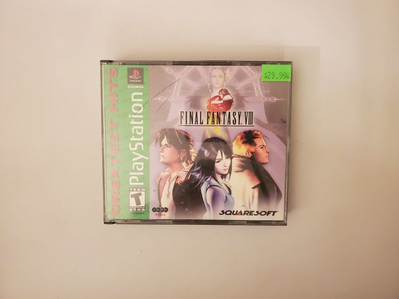 Sony Playstation 1 Final Fantasy VIII Greatest Hits video game