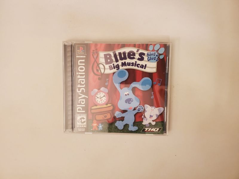 Sony Playstation 1 Blue's Big Musical video game