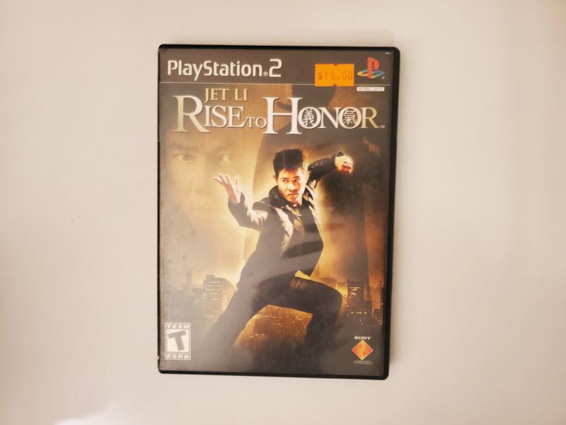 Sony PlayStation 2 Jet Li Rise to Honor video game