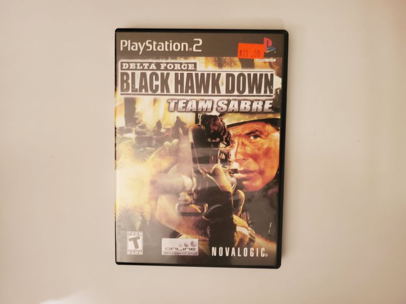 Sony Playstation 2 Delta Force Black Hawk Down Team Sabre video game