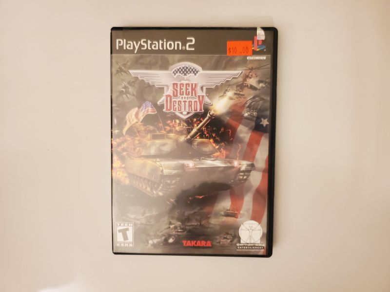 Sony Playstation 2 Seek and Destroy video game