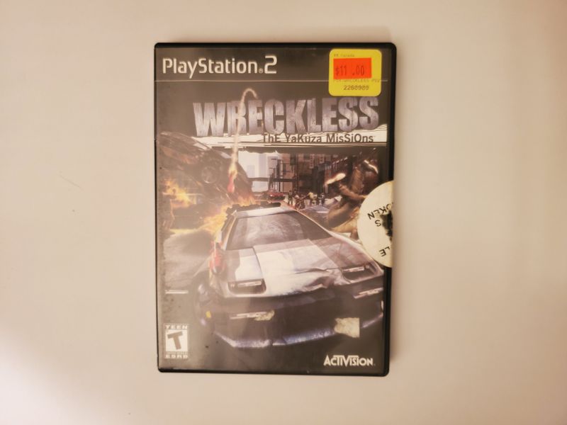 Sony PlayStation 2 Wreckless The Yakuza Missions video game