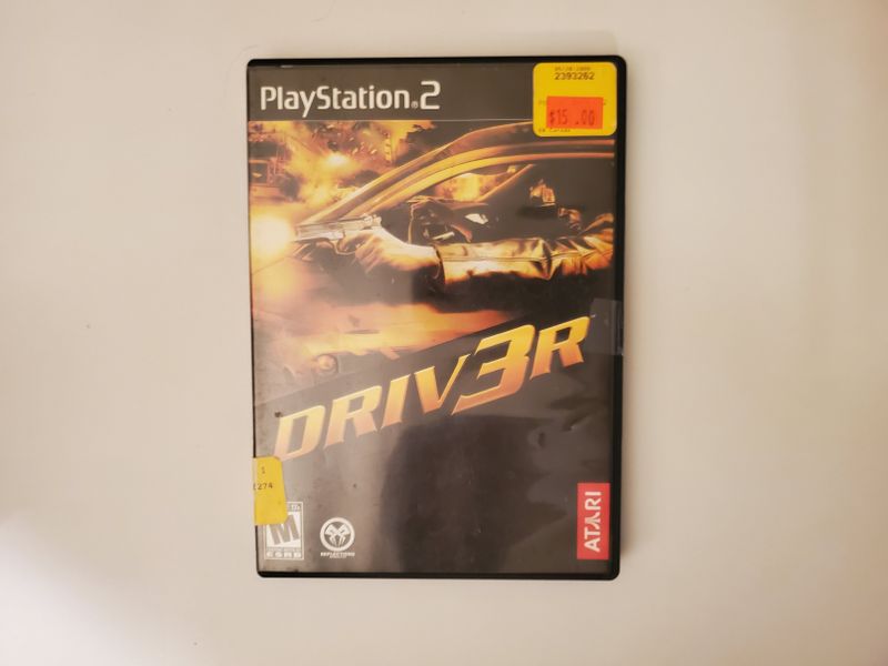 Sony PlayStation 2 Driv3r video game