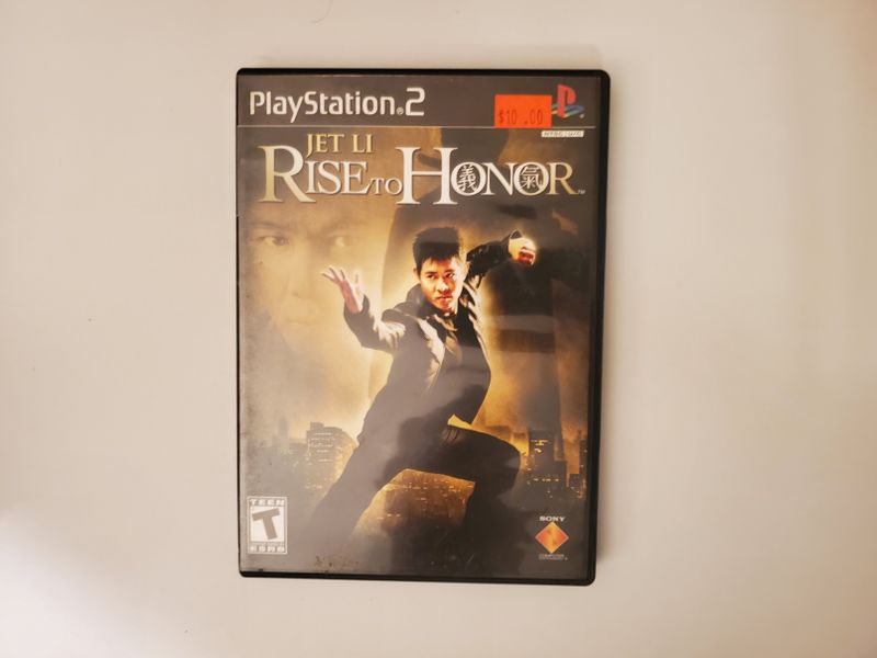 Sony PlayStation 2 Jet Li Rise to Honor video game