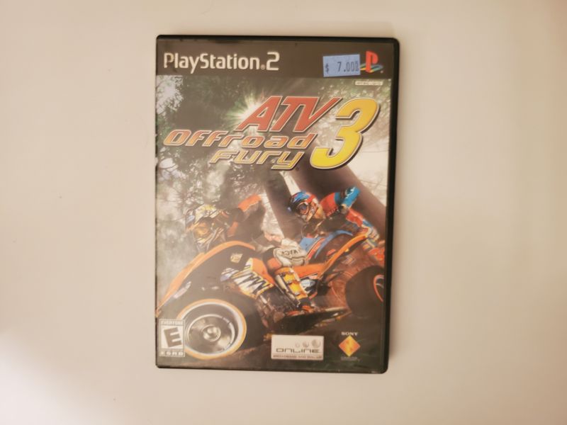 Sony Playstation 2 ATV Offroad Fury 3 video game