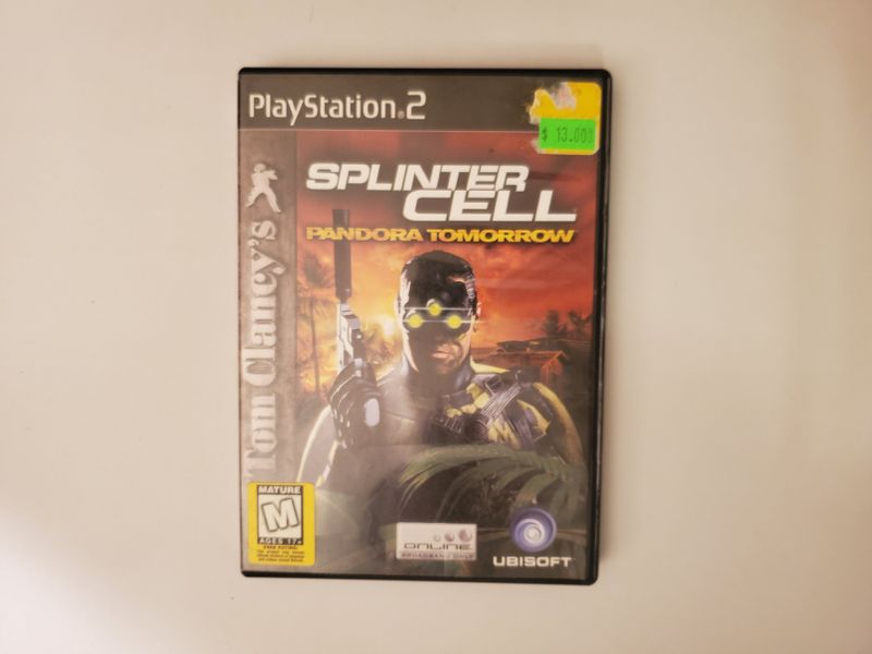 Sony PlayStation 2 Tom Clancy's Splinter Cell: Pandora Tomorrow video game