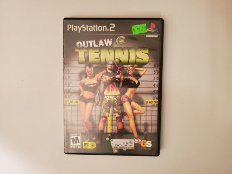 Sony PlayStation 2 Outlaw Tennis video game