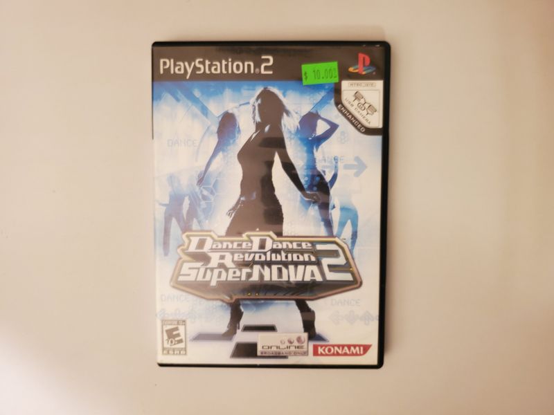Sony PlayStation 2 Dance Dance Revolution 2 SuperNova video game