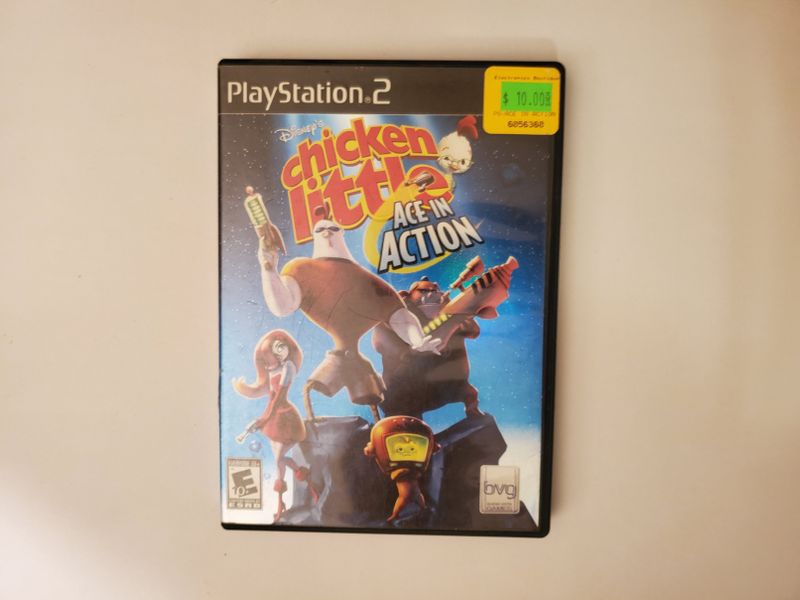 Sony Playstation 2 Chicken Little Ace in Action video game