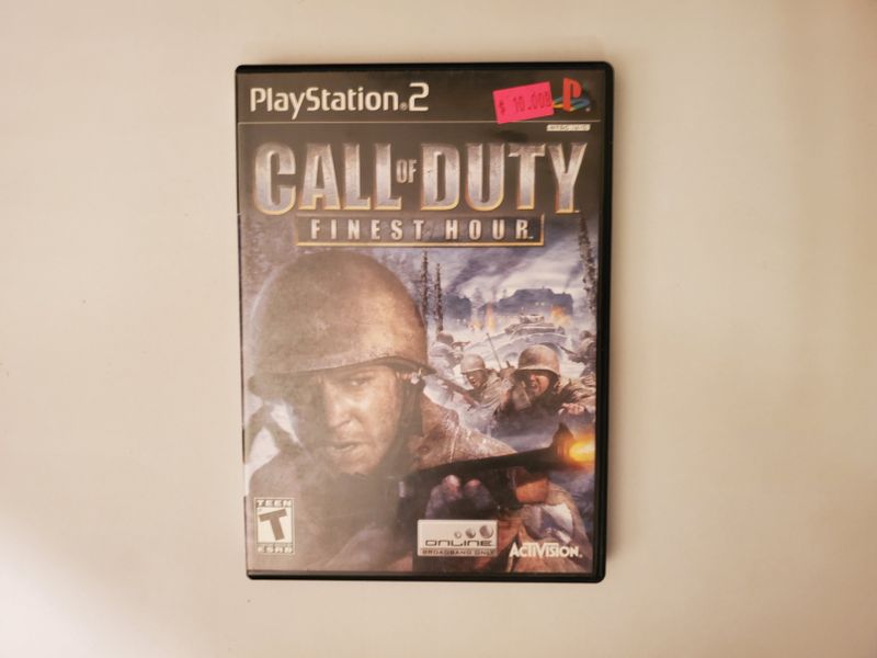 Sony PlayStation 2 Call of Duty Finest Hour video game
