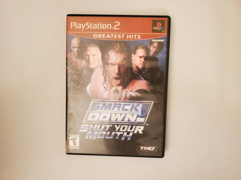 Sony Playstation 2 Smack Down Shut Your Mouth Greatest Hits video game