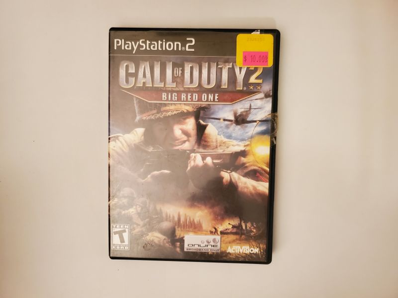 Sony PlayStation 2 Call of Duty 2 Big Red One video game