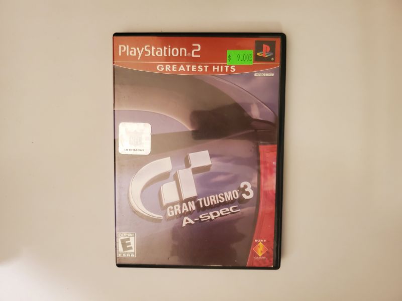 Sony PlayStation 2 Gran Turismo 3 A-Spec Greatest Hits video game