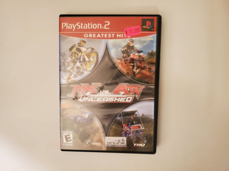 Sony Playstation 2 MX Vs ATV Unleashed Greatest Hits video game